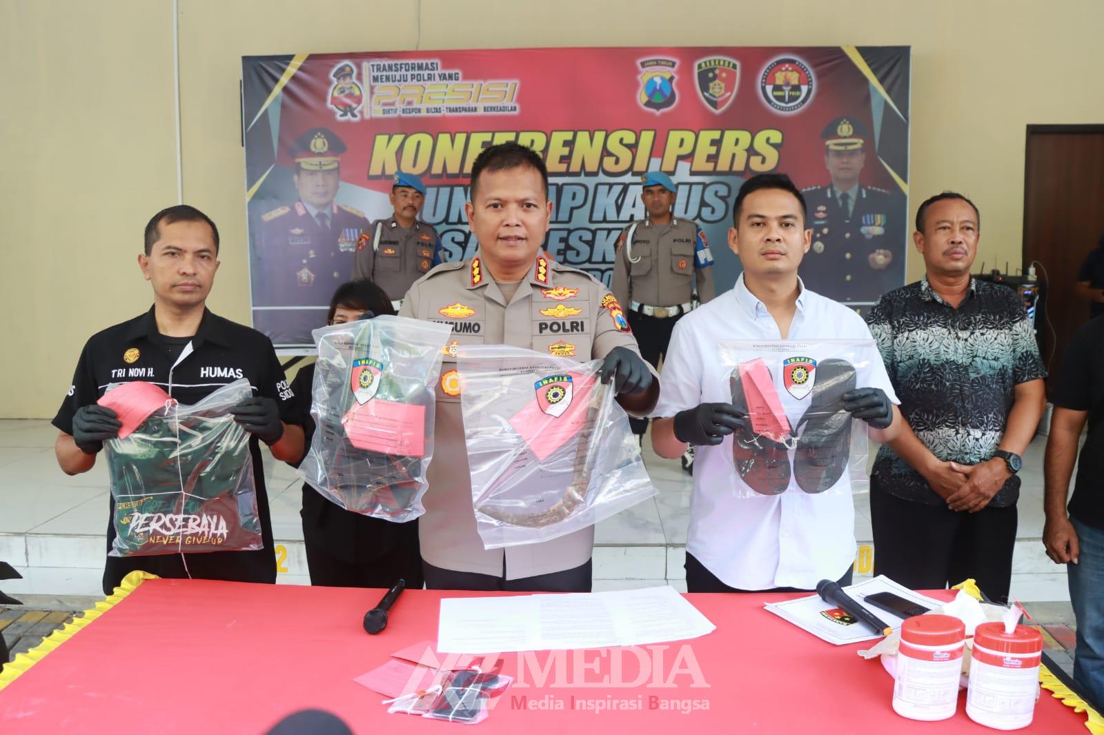 IMG 20230107 WA0006 Polisi Gercep, Pelaku Pembunuhan di Sedati Sidoarjo Berhasil Ditangkap