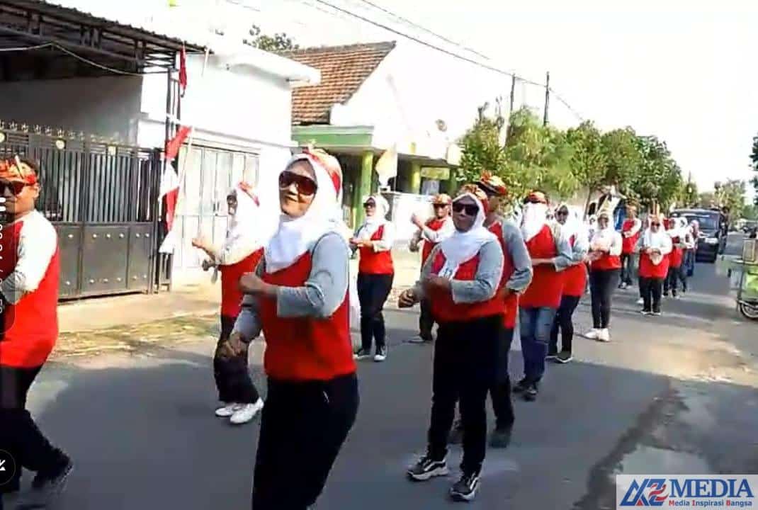 IMG 20230822 WA0051 Semangat dan kompak jalan kreasi desa tarokan dusun gebangkerep menyambut HUT RI ke 78