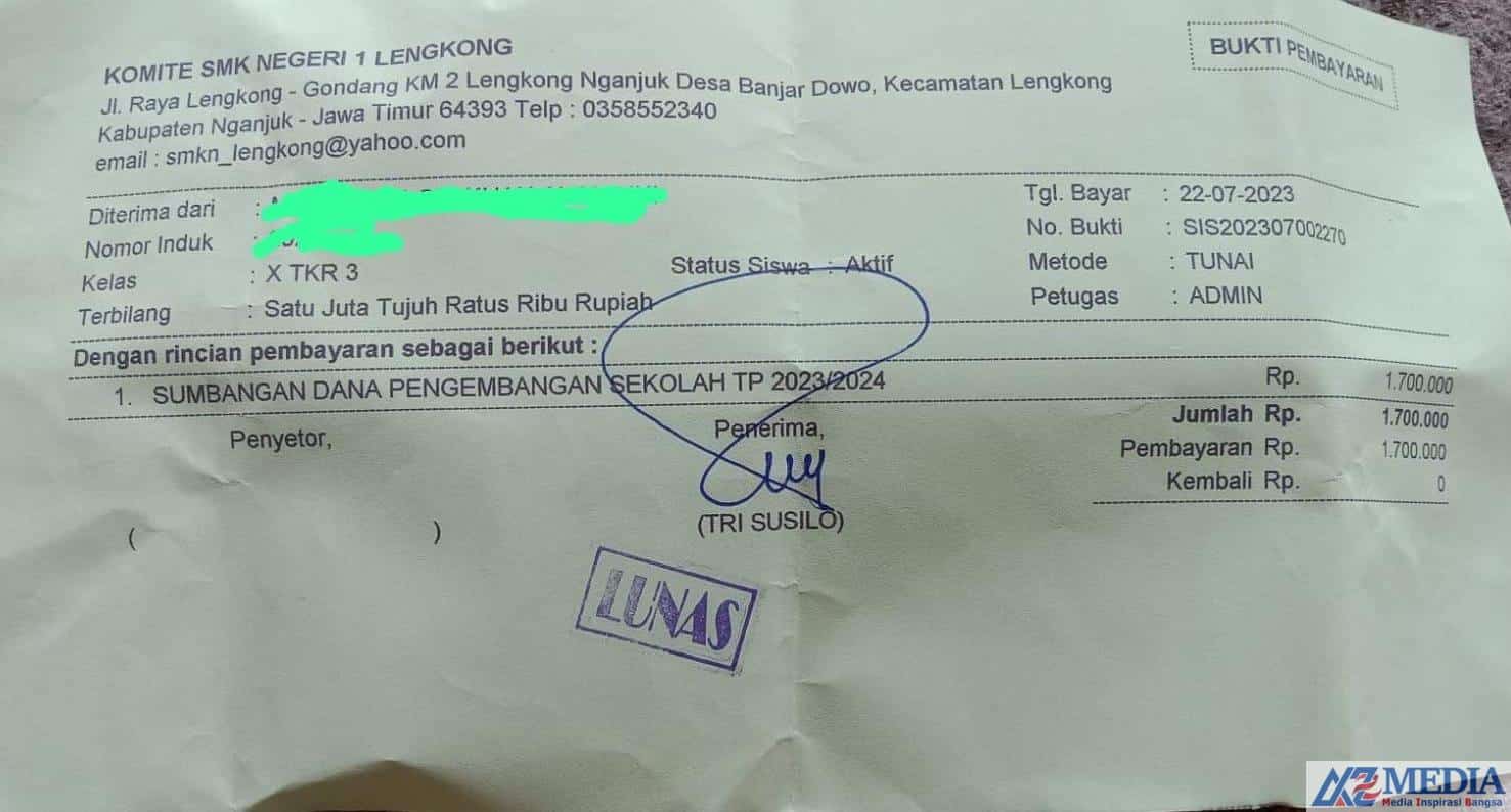 IMG 20230908 WA0094 lagi lagi berdalih pengembangan disekolah,Indikasi Pungli Berkedok Sumbangan Sekolah di SMKN 1 Lengkong Nganjuk Bikin Resah Orang Tua Murid