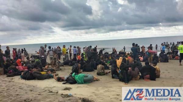 IMG 6086 Pengungsi Rohingya yang tiba di Aceh,ditolak warga lokal