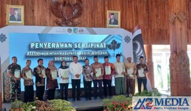 IMG 20240202 WA0088 Menteri ATR/Kepala BPN Serahkan Aset Pemerintah Kabupaten Kediri