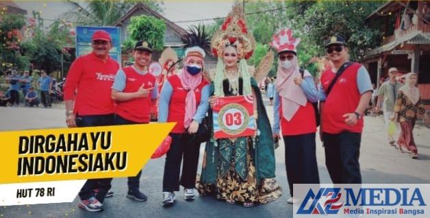 IMG 20230831 WA0022 NGANJUK AZmedia.co.id Pawai Budaya Siswa-siswi SMAN 1 Rejoso bertema "Satukan Langkah dalam Kebinekaan untuk Indonesia Maju," meriahkan jalur utama Rejoso, Nganjuk, Jawa Timur