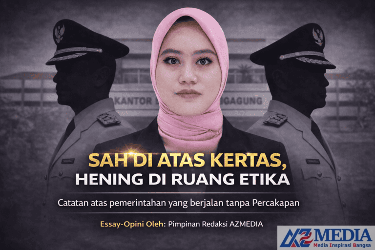 Editorial-Opini Oleh : Yustin Eka Rusdiana - Pimpinan Redaksi AZMEDIA CORPORA